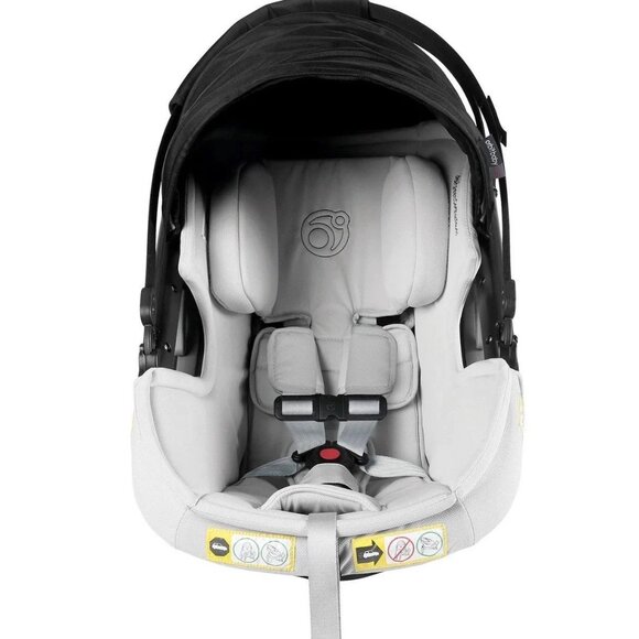 Orbit Baby Stroller Replacement Part Infant Cushion Pad Cover Gray - Picture 3 of 3